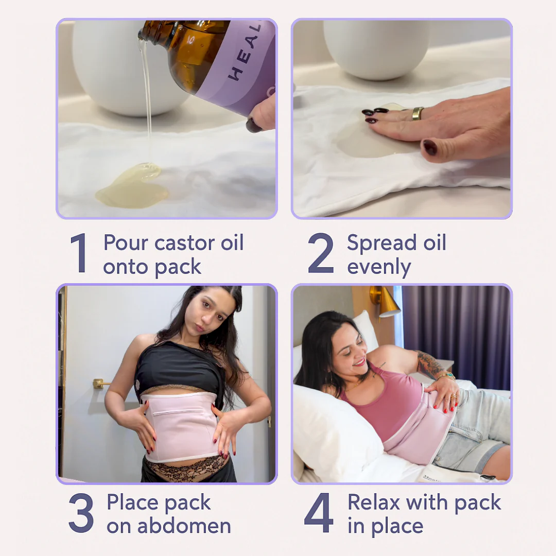 HEALO PREMIUM CASTOR OIL PACK